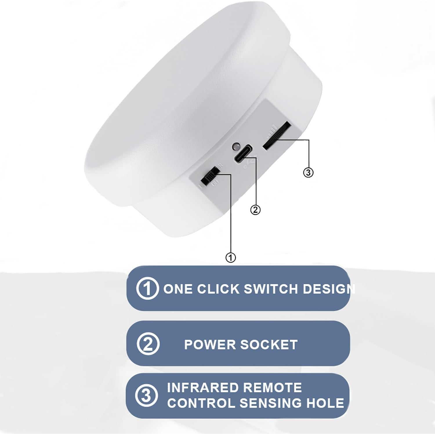 Soporte de Exhibición Giratorio 12cm Negro - Control de Velocidad