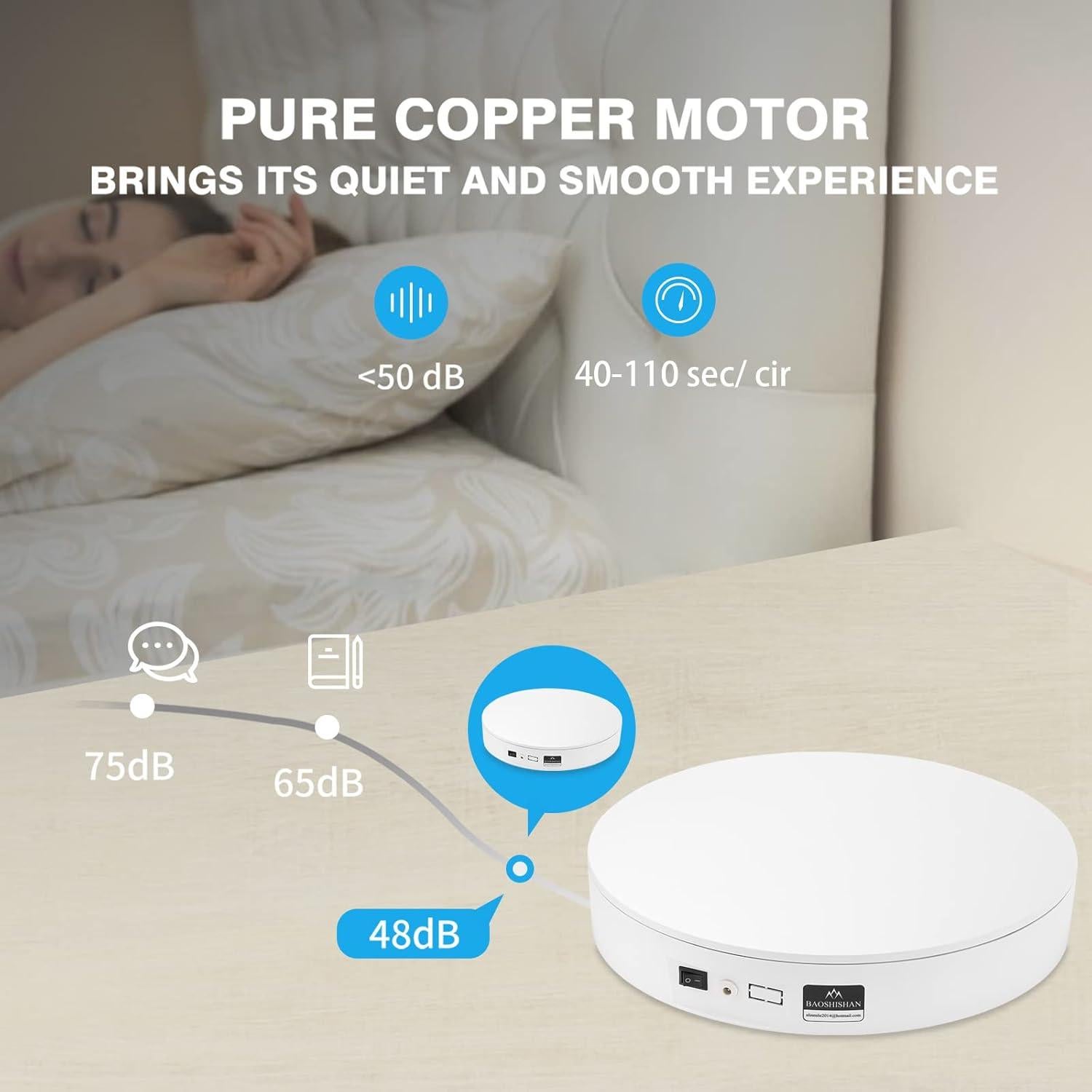 Plataforma de Fotografía BAOSHISHAN 34.8cm 50kg Control Remoto