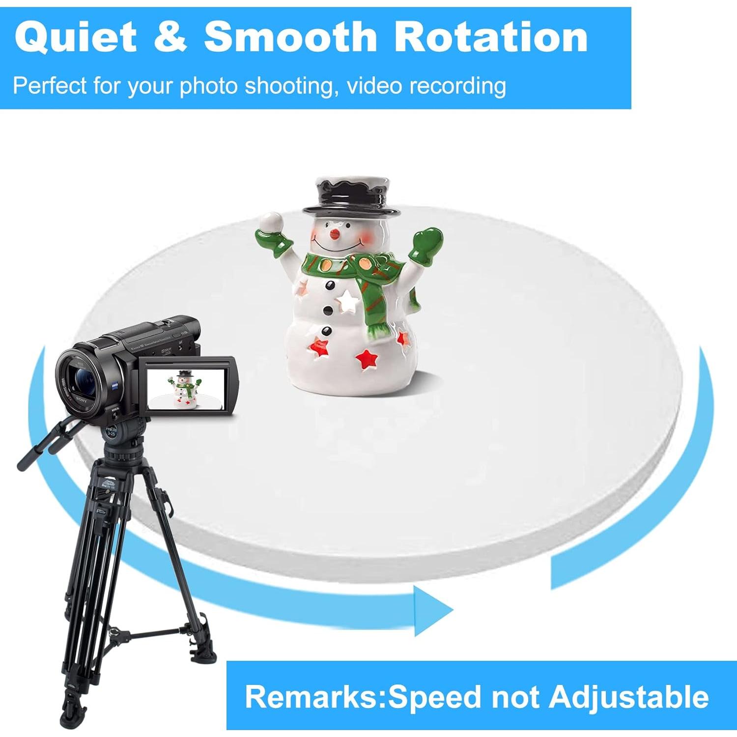 Exhibidor Giratorio Motorizado Yuanj 61 cm para Joyería y Modelos