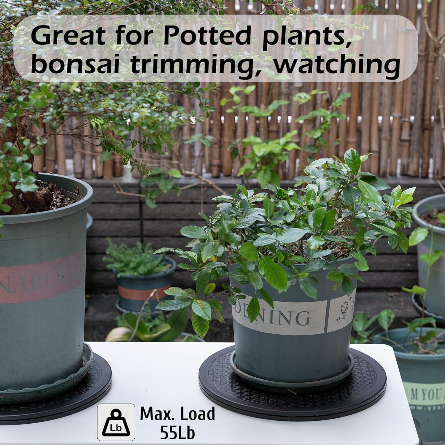 Lazy Susan Giratorio 30 cm Famgee - Soporte Antideslizante 25 kg