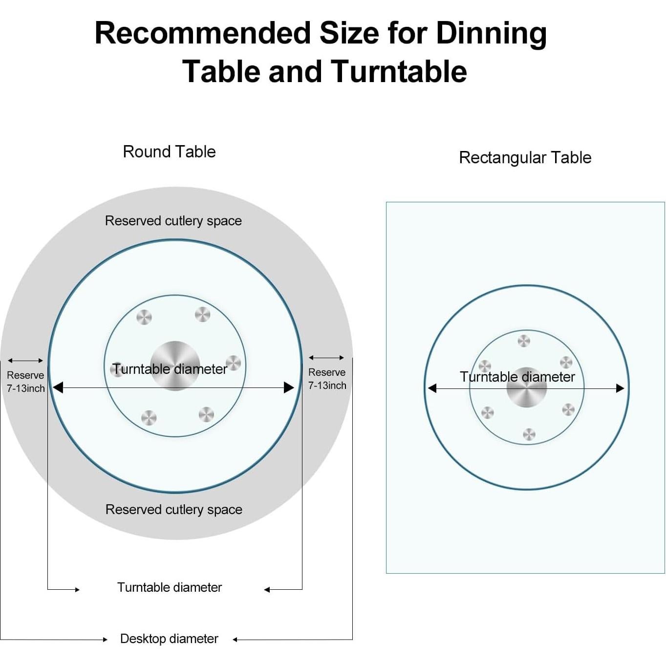 Plato Giratorio de Vidrio Templado SZG 101.6 cm 1/3" Extra Grueso