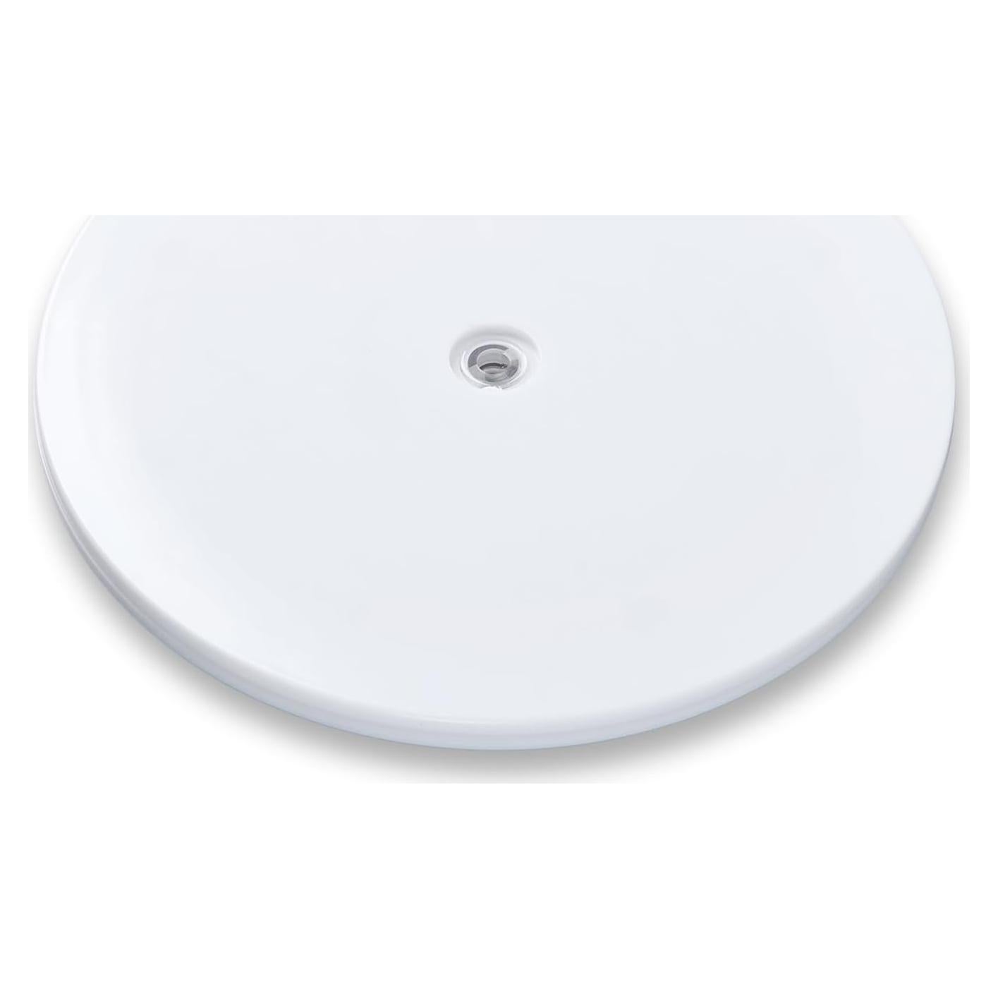 Giratorio Lazy Susan 10 cm Acrílico Blanco Soporta 9 kg