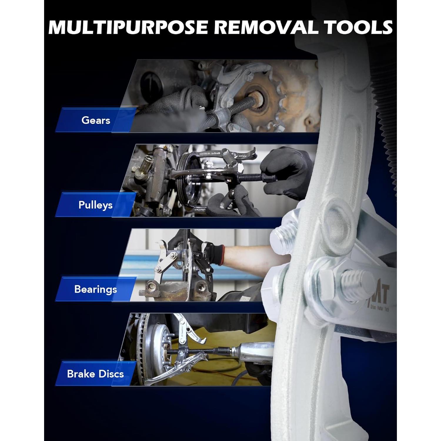 Juego de Extractores de Engranajes Orion Motor Tech 4 Piezas