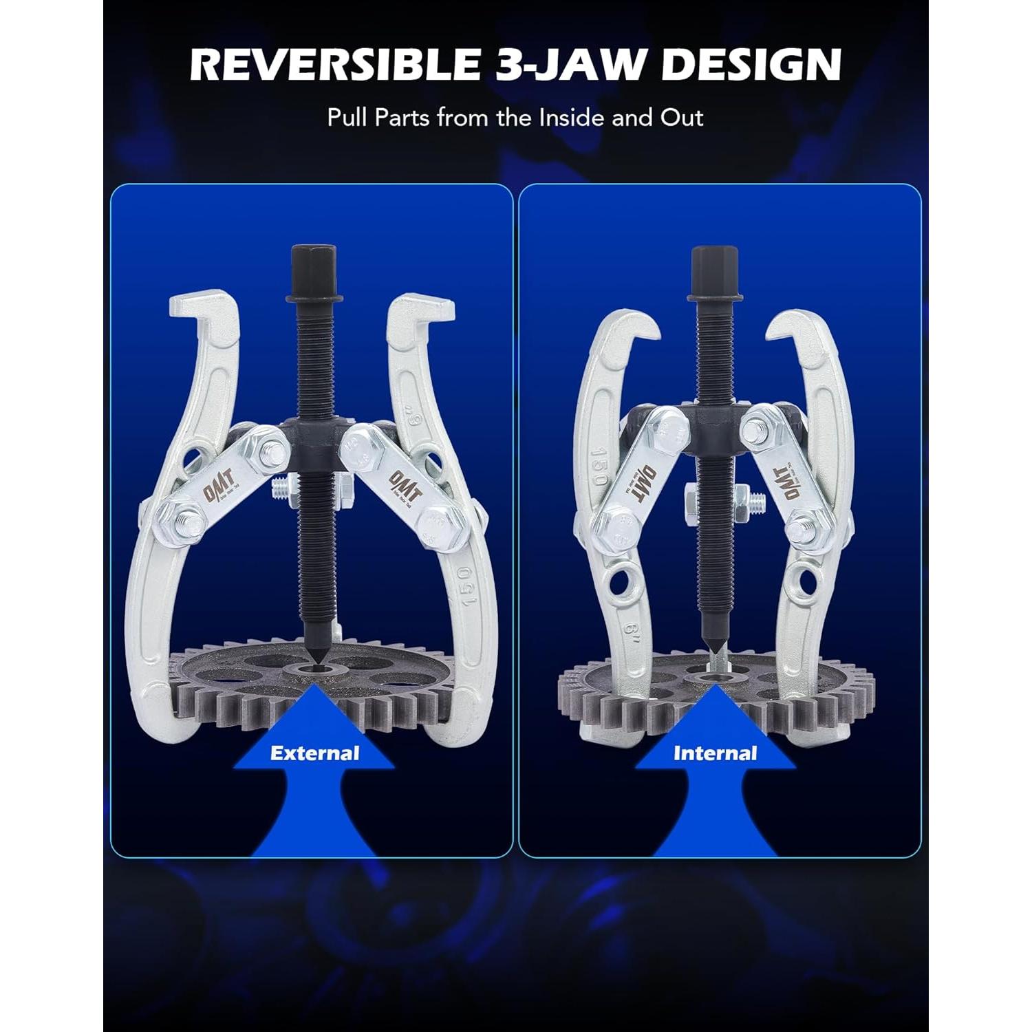 Juego de Extractores de Engranajes Orion Motor Tech 4 Piezas