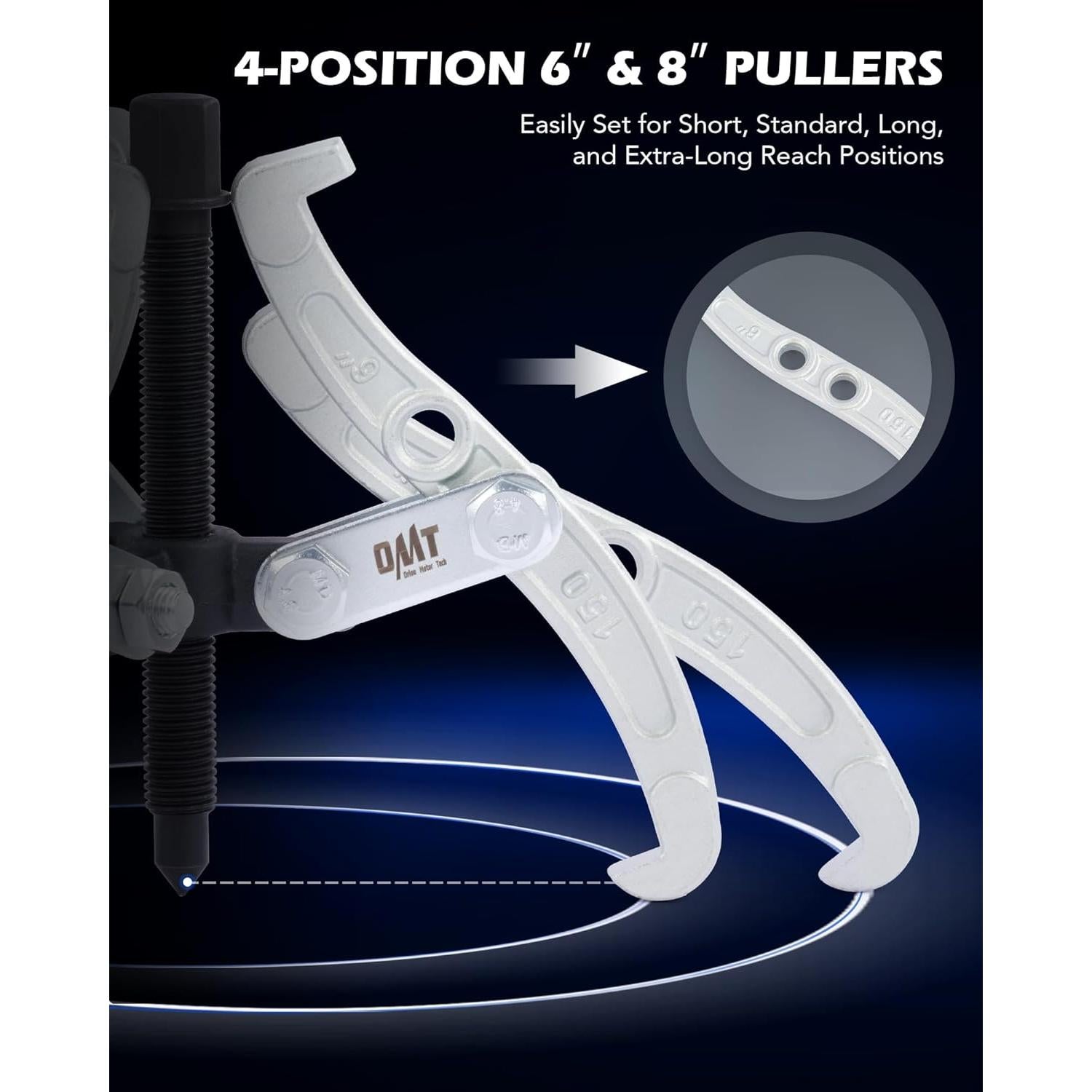 Juego de Extractores de Engranajes Orion Motor Tech 4 Piezas