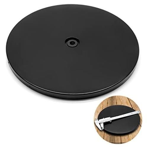 Plato Giratorio Acrílico Jersvimc 20cm Negro Multiusos