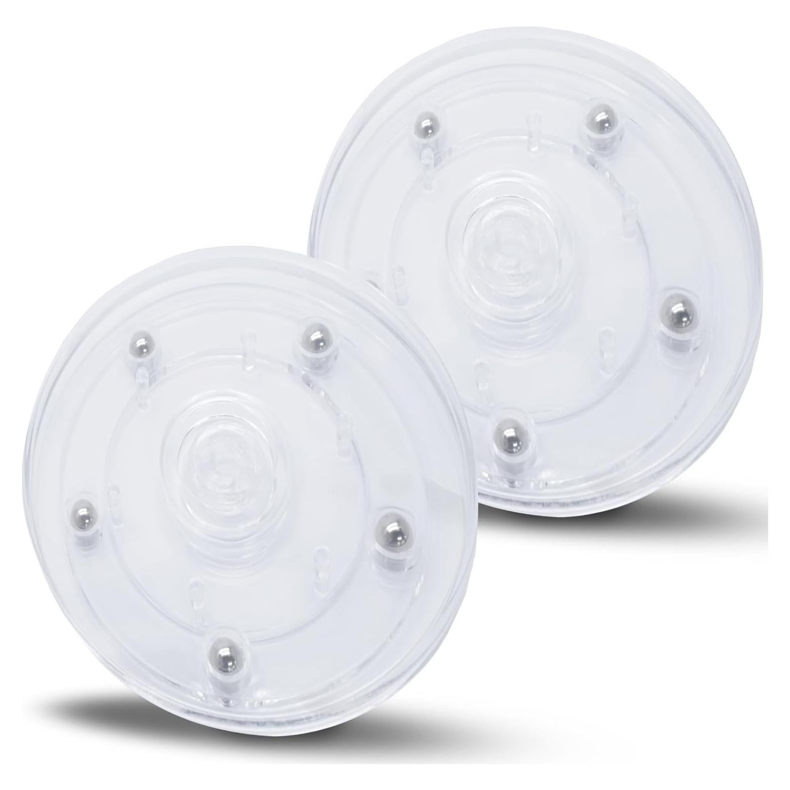 Organizador Giratorio Acrílico Auvotuis 100mm 2 Piezas