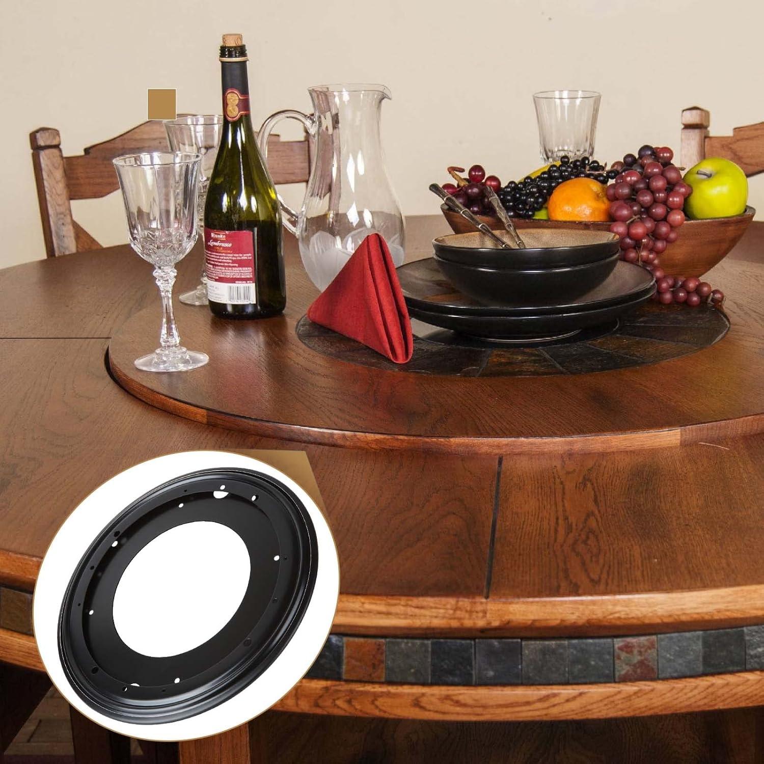 Lazy Susan Giratoria 30 cm 4 Piezas Acero Galvanizado 453.6 kg