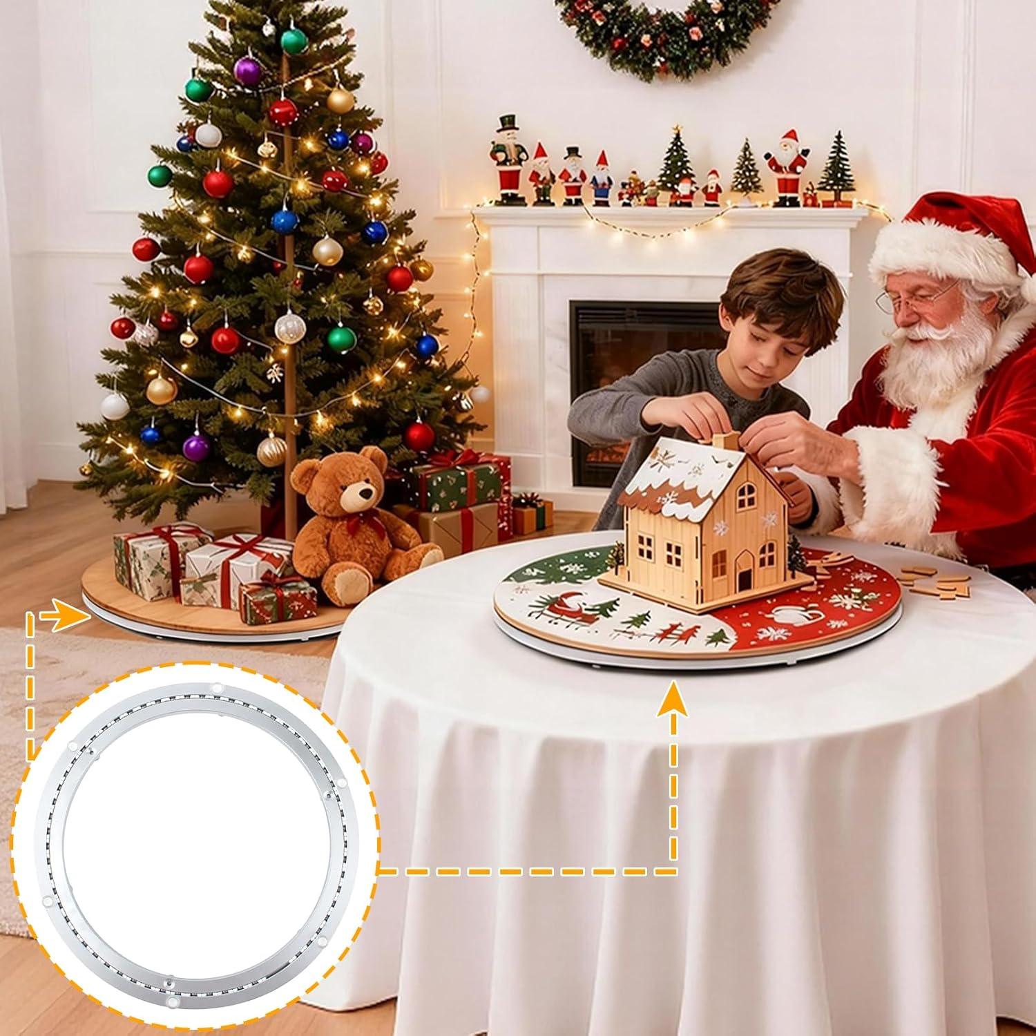 Base Giratoria Silenciosa TamBee 30 cm Aluminio 136 kg