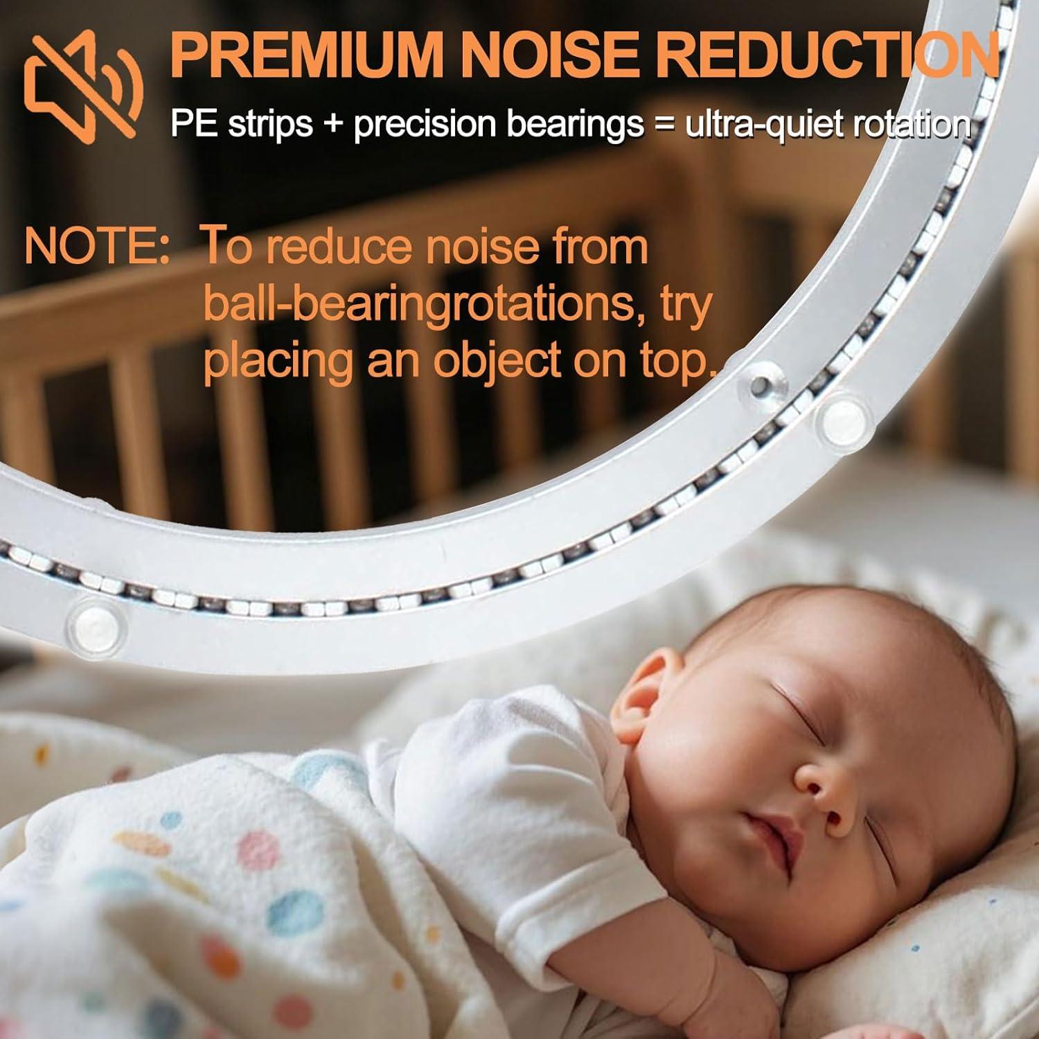 Base Giratoria Silenciosa TamBee 30 cm Aluminio 136 kg