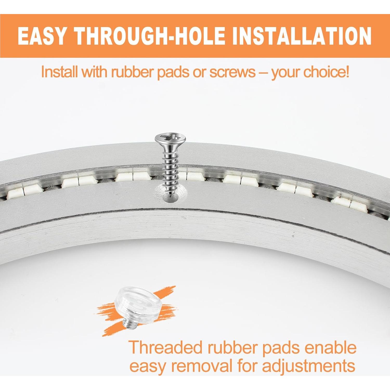 Base Giratoria Silenciosa TamBee 30 cm Aluminio 136 kg