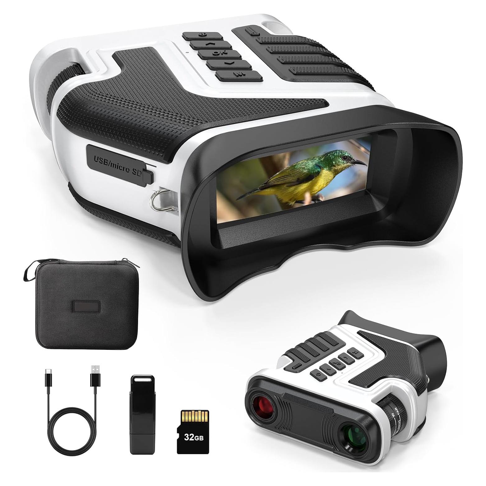 Gafas de Visión Nocturna 4K LEEDEER con Rango 396m