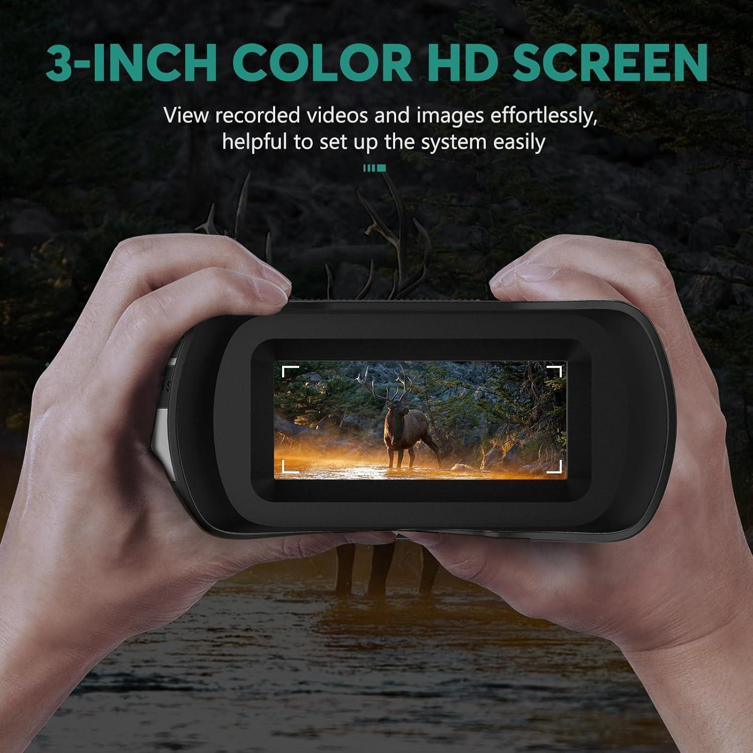 Gafas de Visión Nocturna 4K LEEDEER con Rango 396m