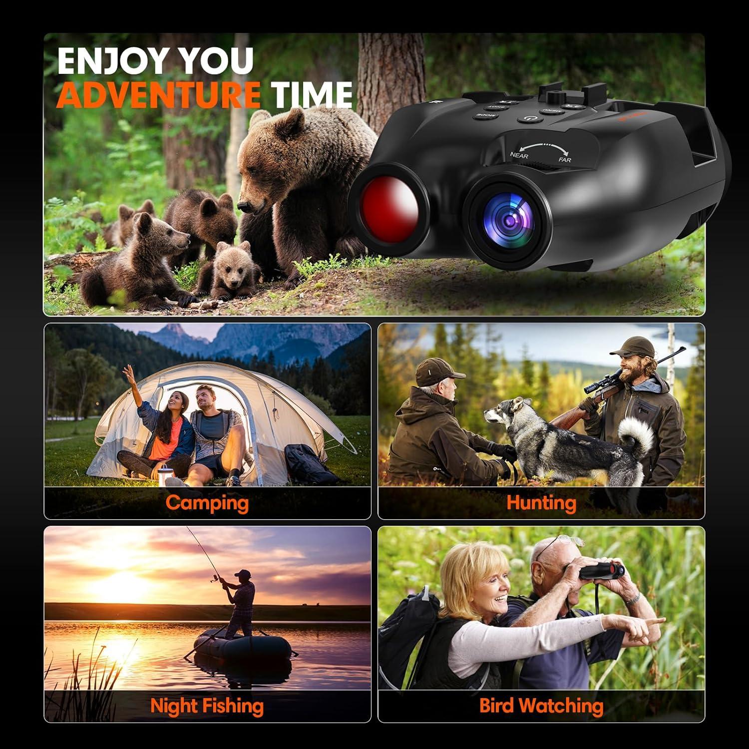 Gafas de Visión Nocturna GTMEDIA N4 Recargables USB 1080P