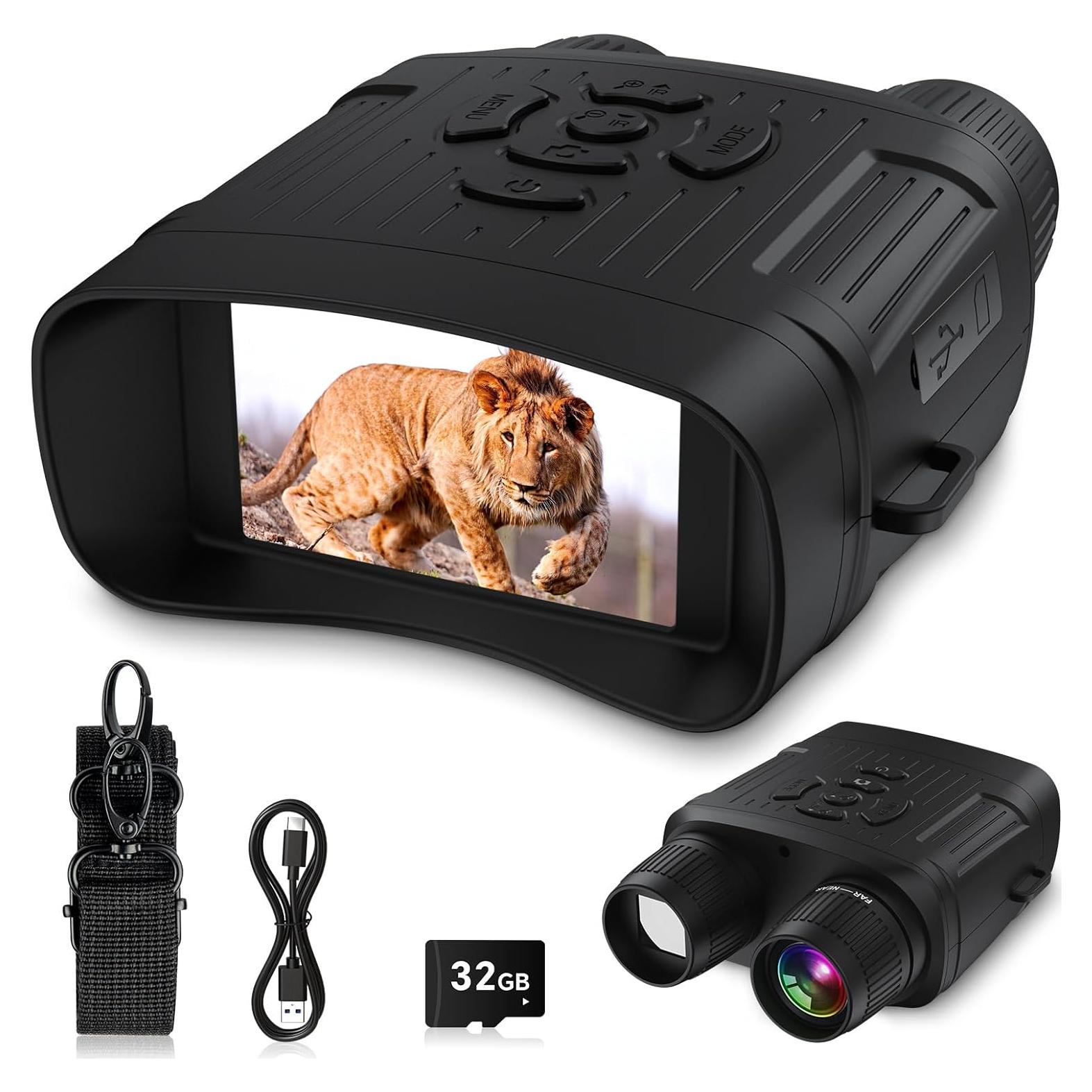 Gafas de Visión Nocturna Profey NV7000 4K con Pantalla 3''