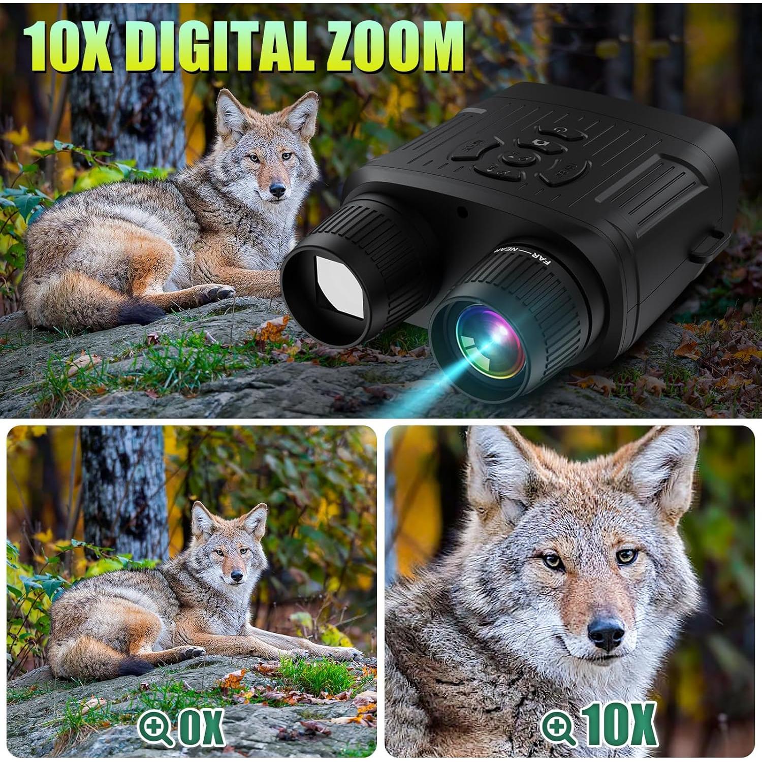 Gafas de Visión Nocturna Profey NV7000 4K con Pantalla 3''