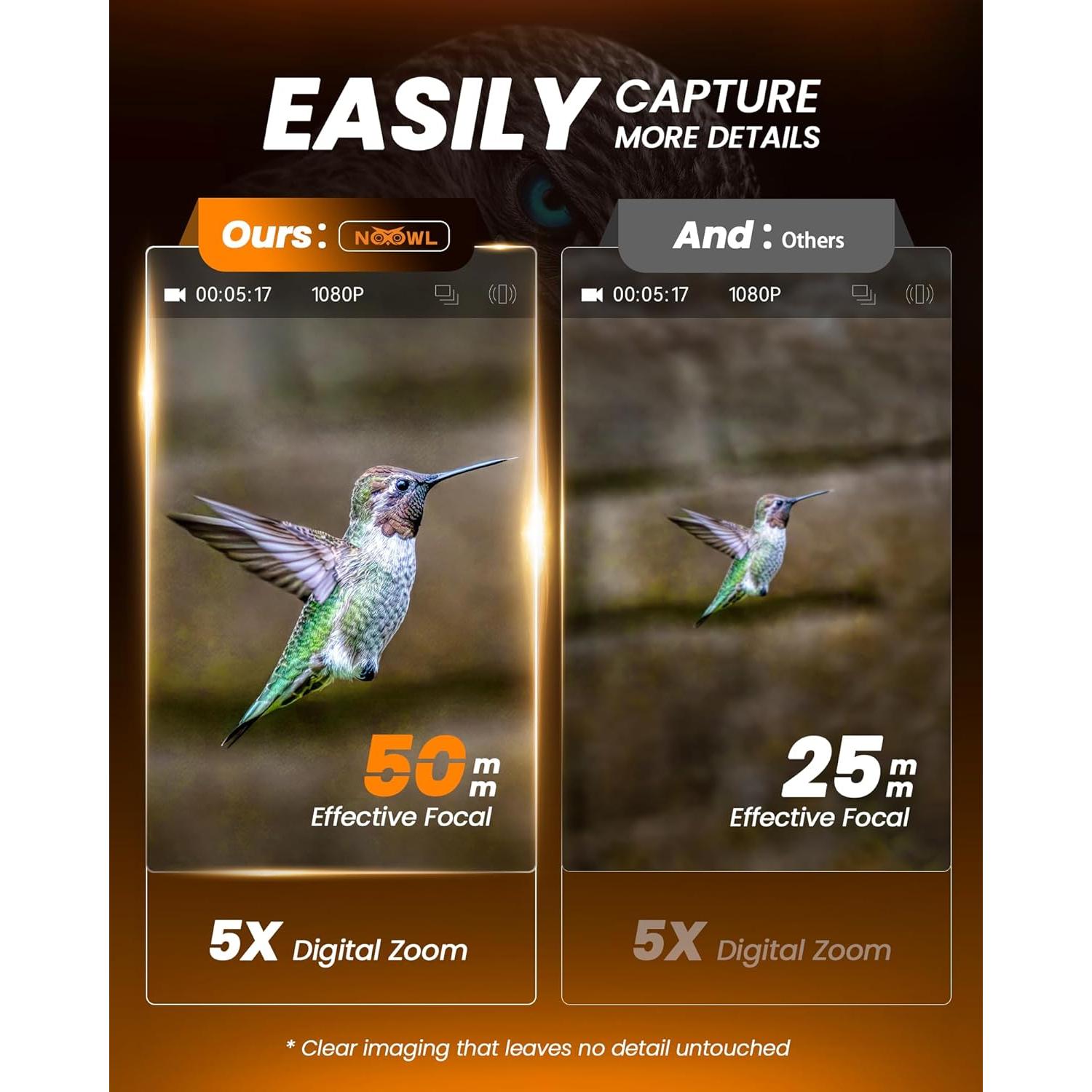 Gafas de Visión Nocturna Noxowl 4K 50mm IR 4000mAh