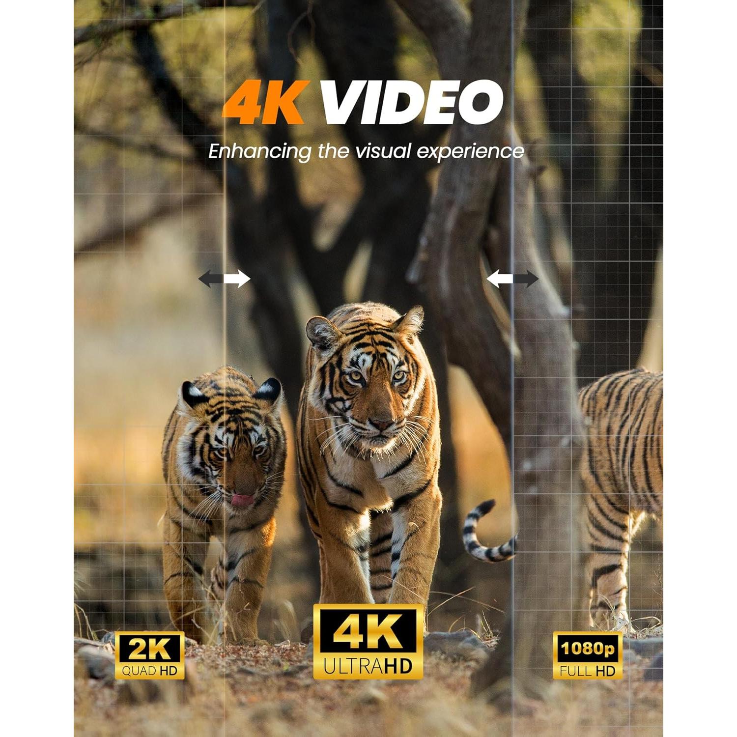 Gafas de Visión Nocturna Noxowl 4K 50mm IR 4000mAh