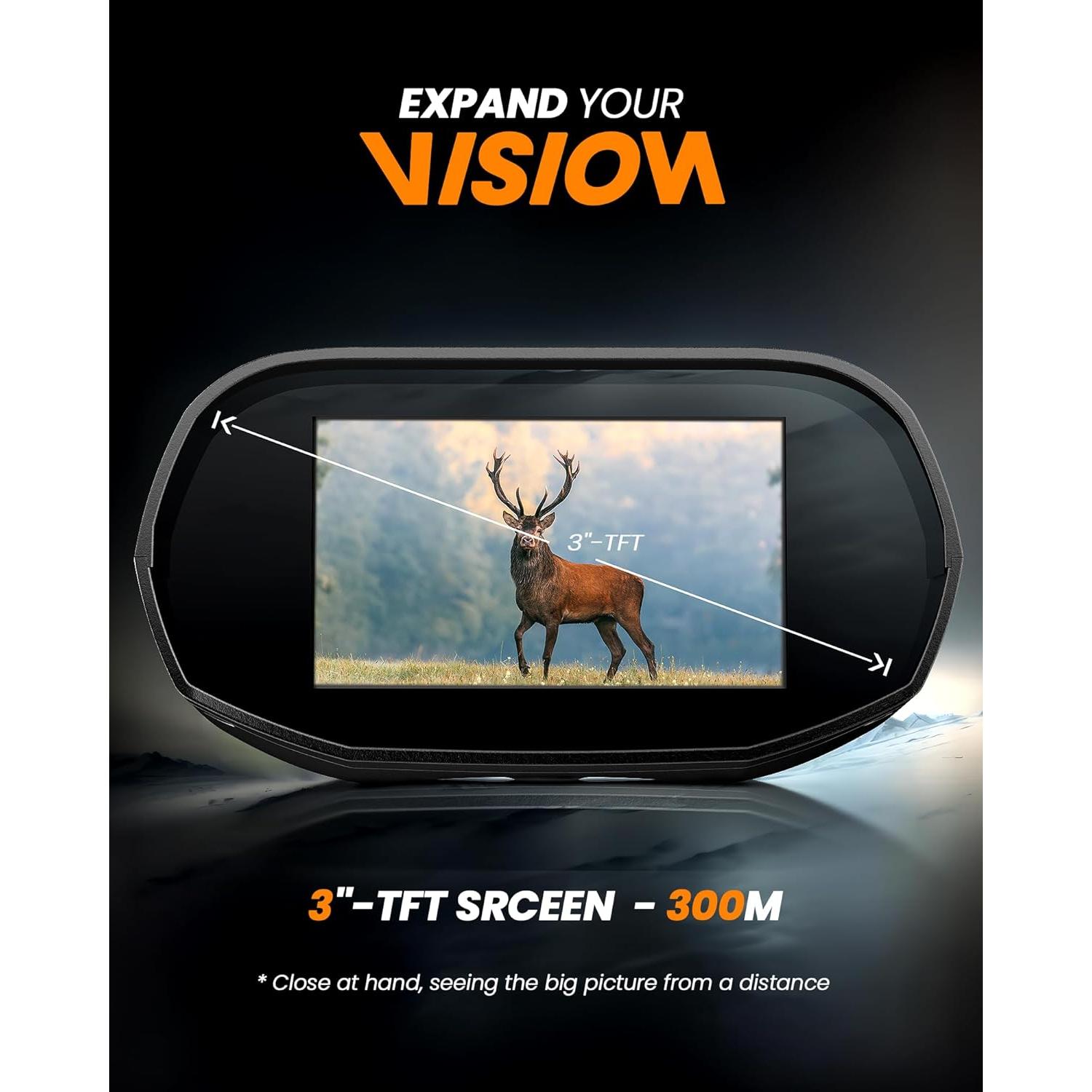 Gafas de Visión Nocturna Noxowl 4K 50mm IR 4000mAh