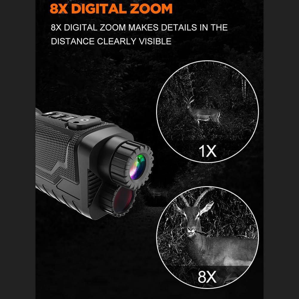 Monóculo de Visión Nocturna EliteZ 4K HD Infrarrojo 8X