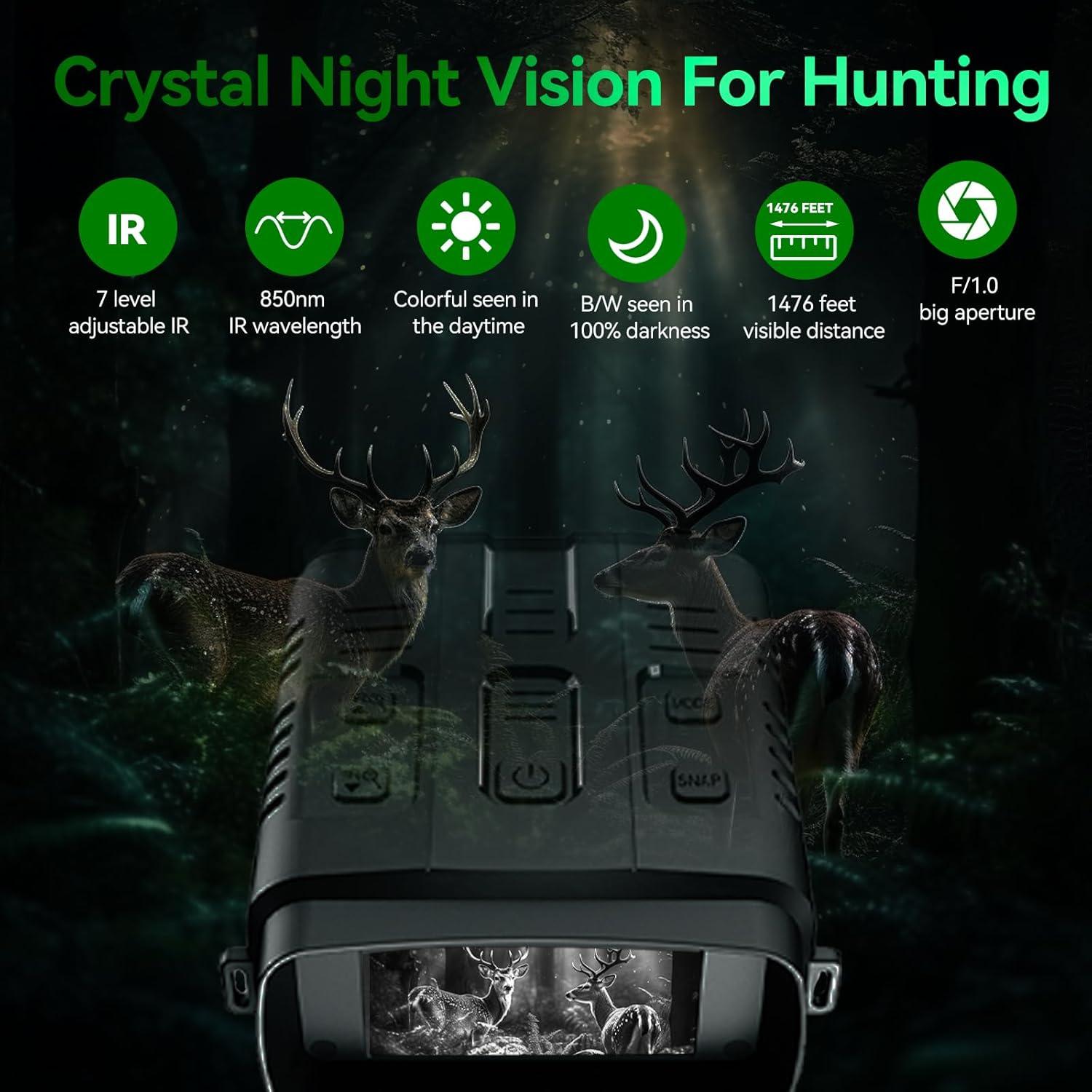 Gafas de Visión Nocturna KILOGOGRAPH N009 Plus 4K con Wi-Fi