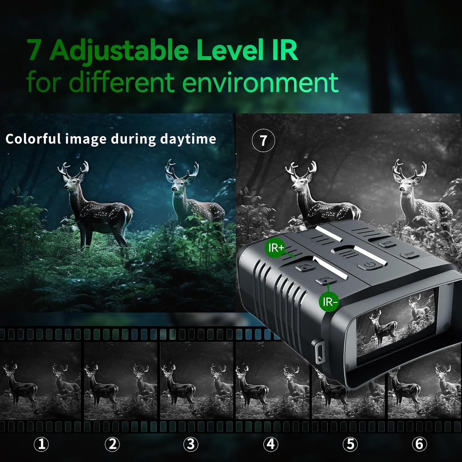 Gafas de Visión Nocturna KILOGOGRAPH N009 Plus 4K con Wi-Fi