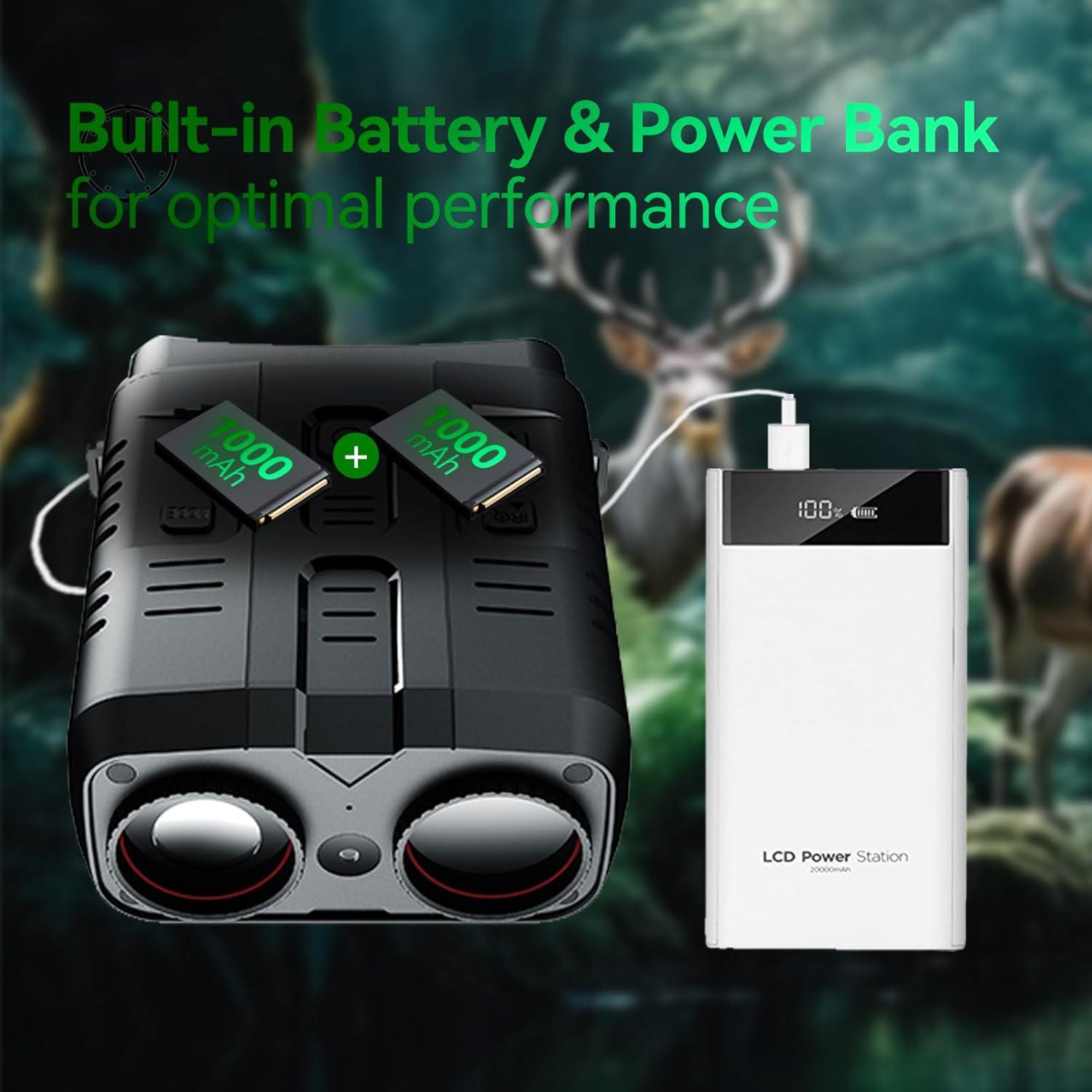 Gafas de Visión Nocturna KILOGOGRAPH N009 Plus 4K con Wi-Fi