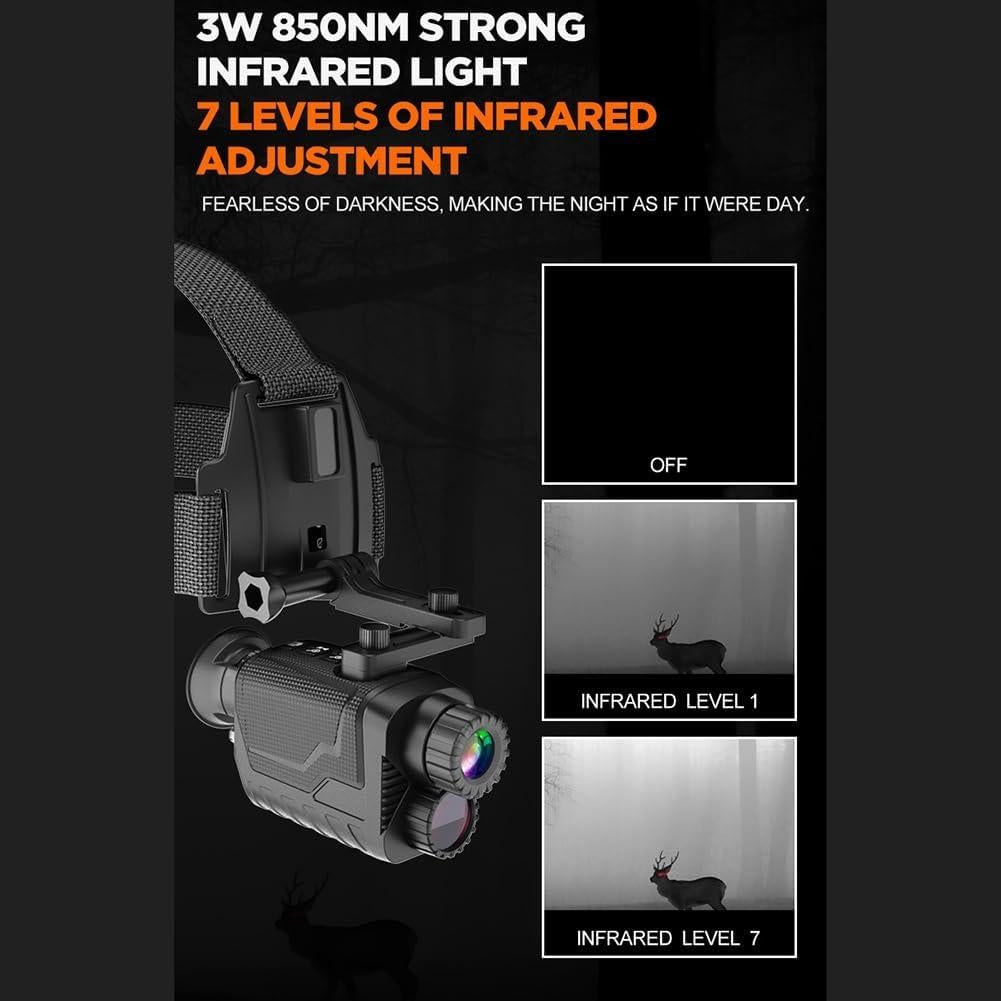 Gafas de Visión Nocturna LKJYBG NV8260 4K HD 8X Zoom