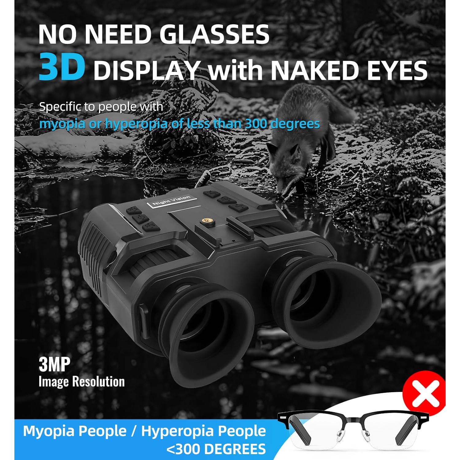 Gafas de Visión Nocturna BETTITOPE NV8000 980FT 7X Zoom