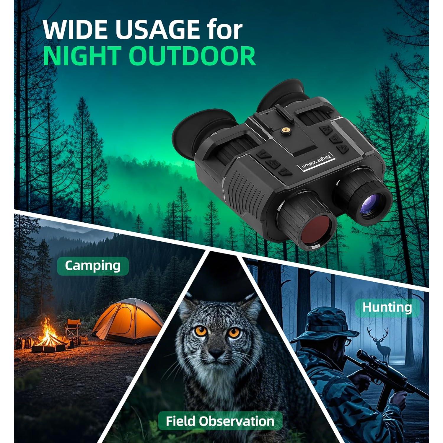 Gafas de Visión Nocturna BETTITOPE NV8000 980FT 7X Zoom