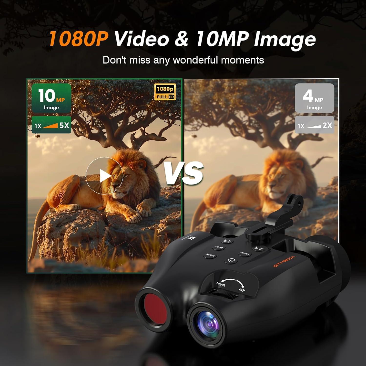 Gafas de Visión Nocturna GTMEDIA N4 Infrarrojas 300m