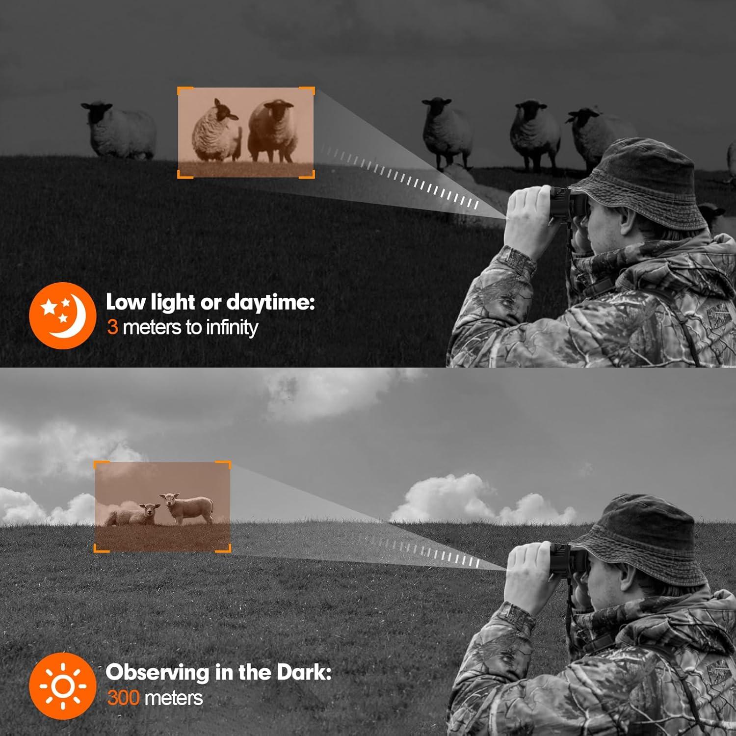 Gafas de Visión Nocturna 4K XYTEC N4, Zoom Digital 5X, Infrarrojo