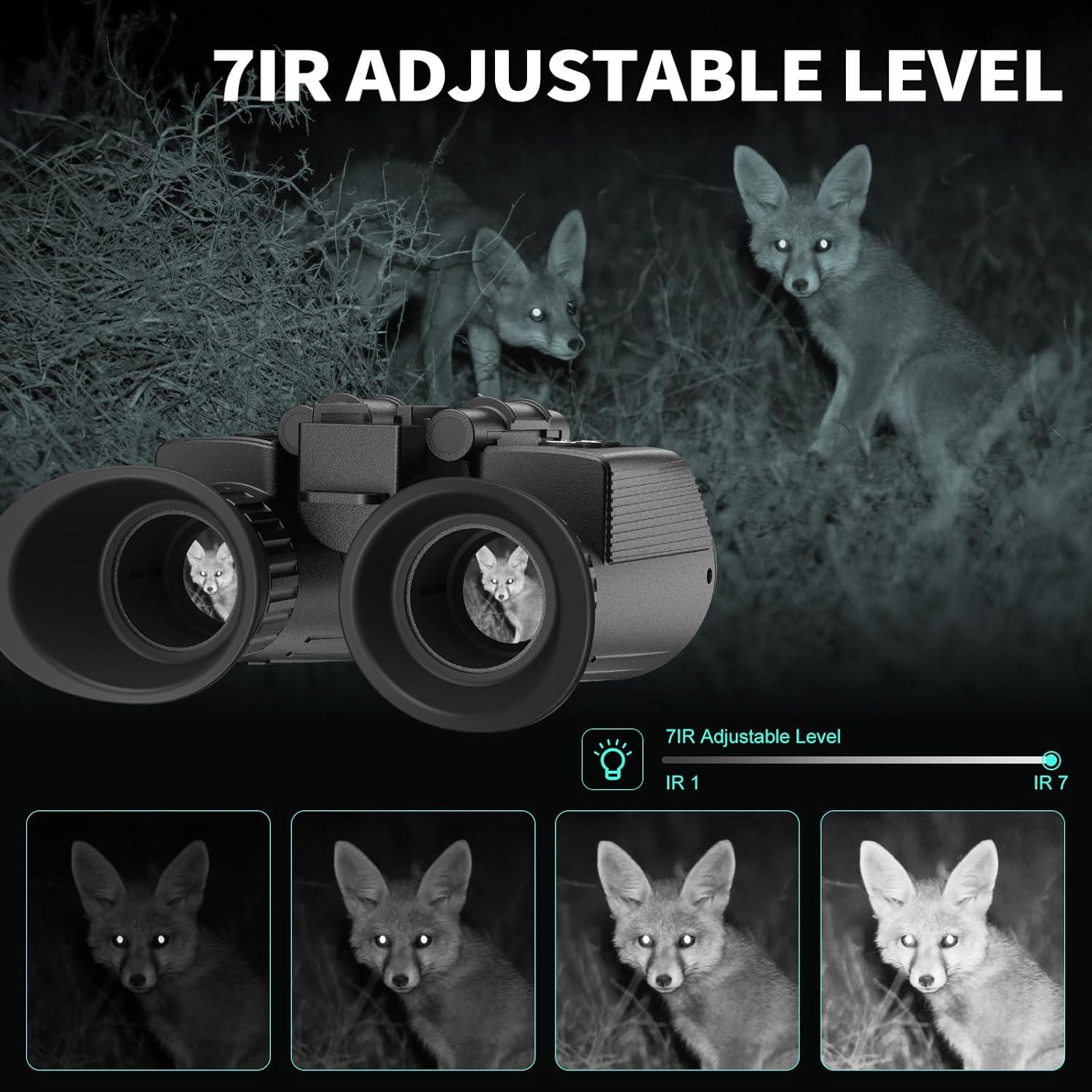 Gafas de Visión Nocturna Hojocojo NV8310 4K Infrarrojas 8X