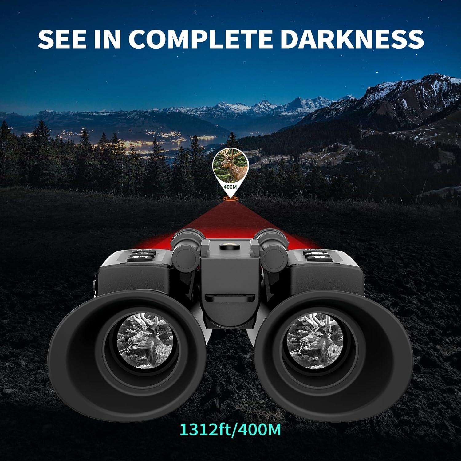 Gafas de Visión Nocturna Hojocojo NV8310 4K Infrarrojas 8X