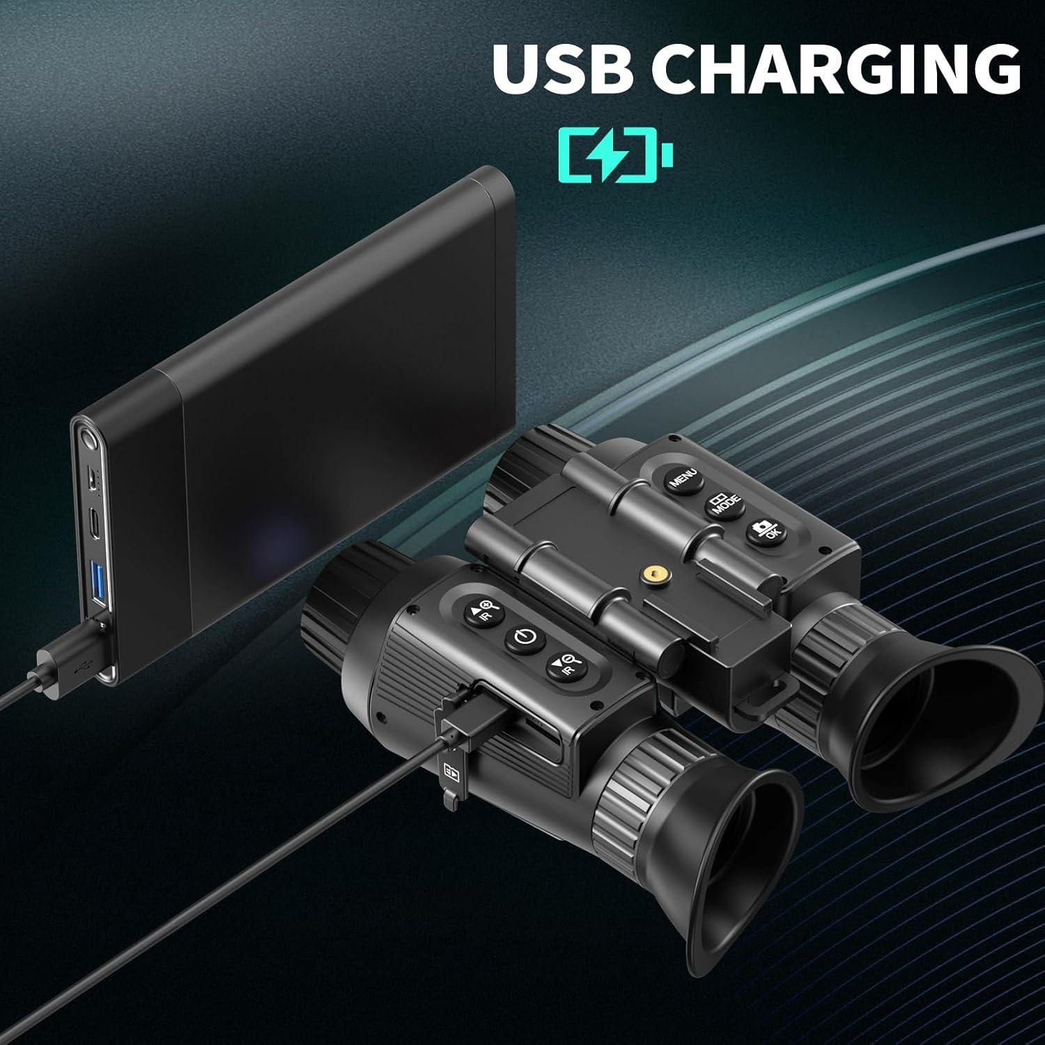 Gafas de Visión Nocturna Hojocojo NV8310 4K Infrarrojas 8X