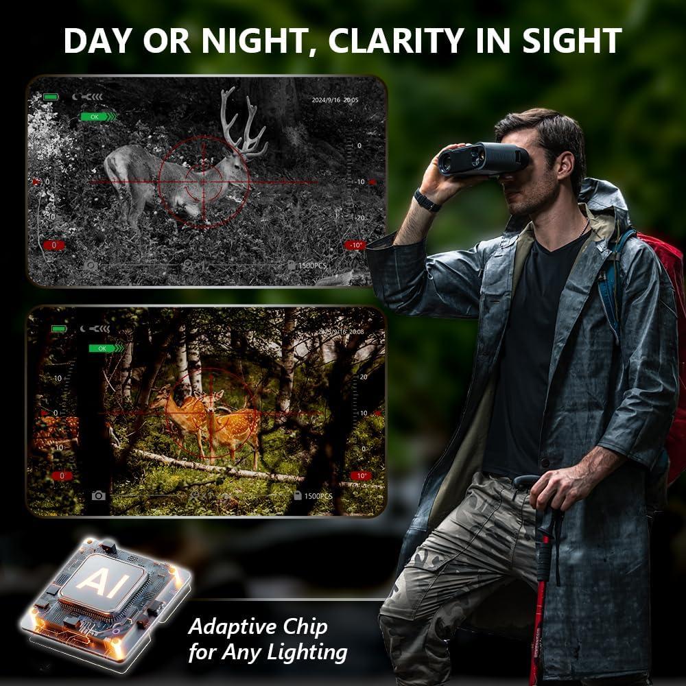 Binoculares de Visión Nocturna ACPOTEL BNV21 4K 8X Infrarrojos