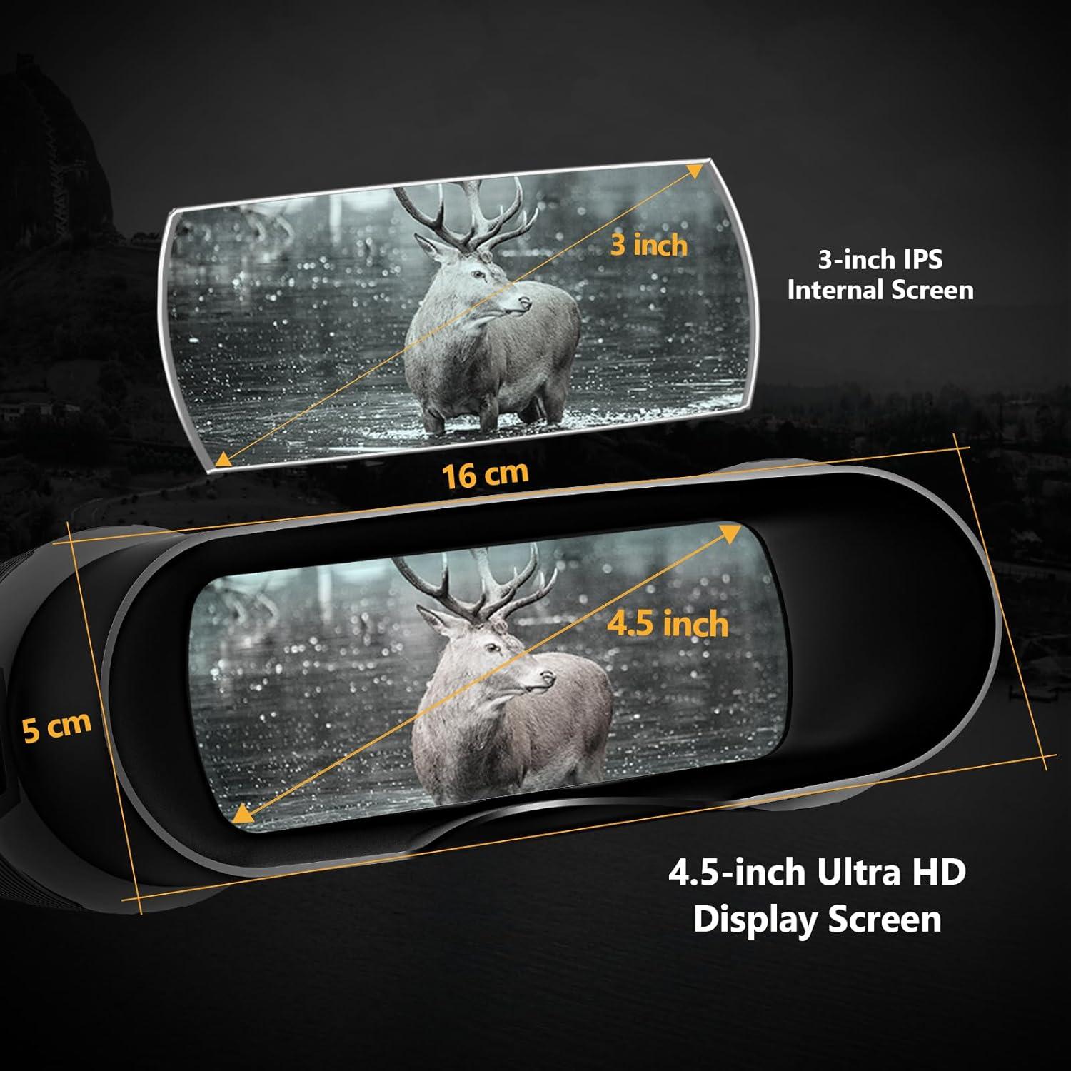 Binoculares de Visión Nocturna ACPOTEL BNV21 4K 8X Infrarrojos