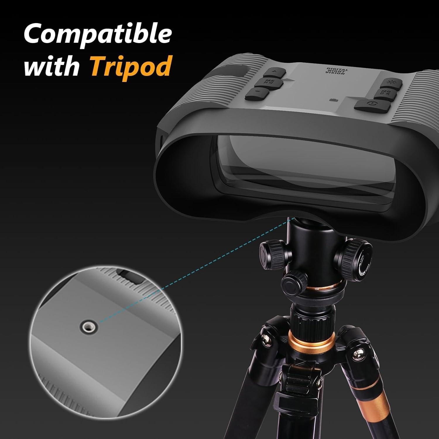 Binoculares de Visión Nocturna ACPOTEL BNV21 4K 8X Infrarrojos