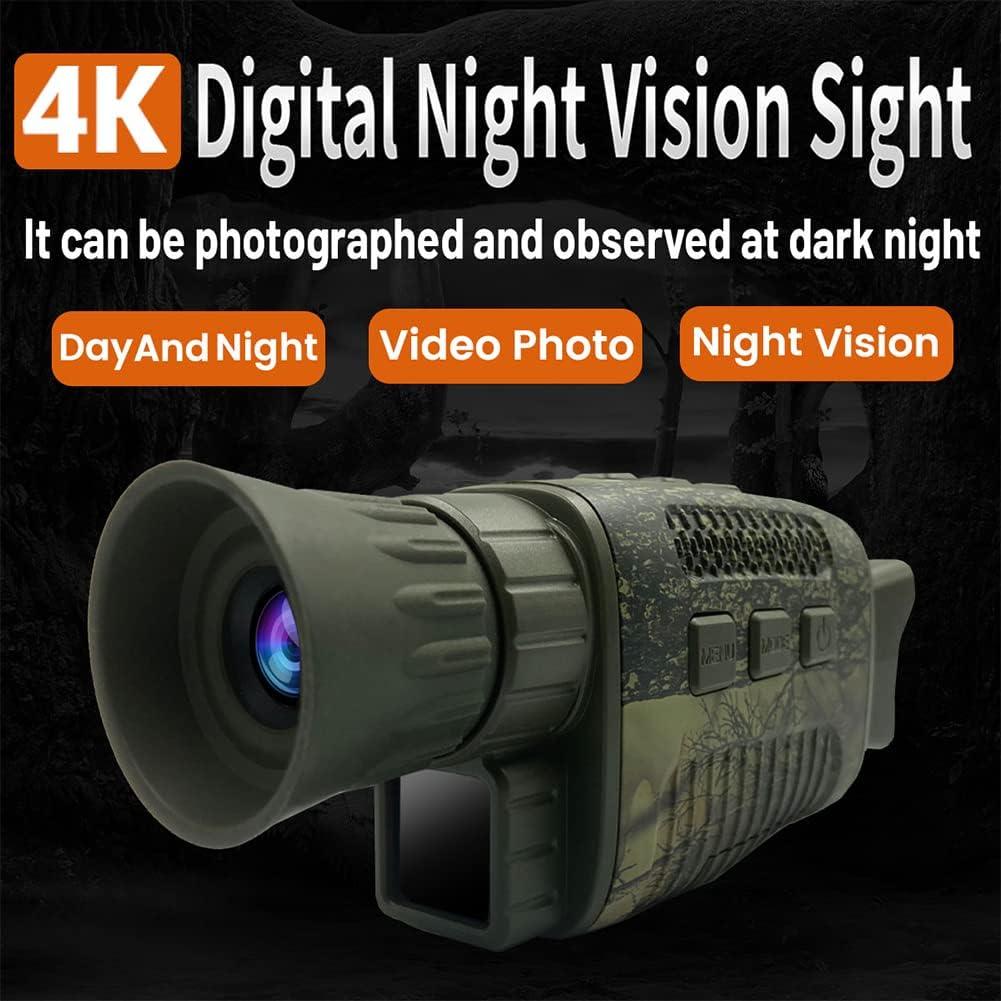 Monóculo de Visión Nocturna Infrarroja OutdoorVibe 4K Camuflaje