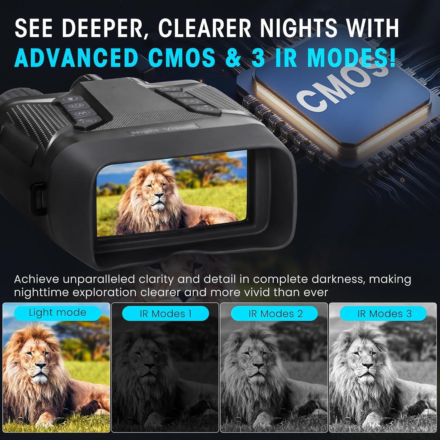 Gafas de Visión Nocturna LITTOAK Night V-01 4K 8X HD