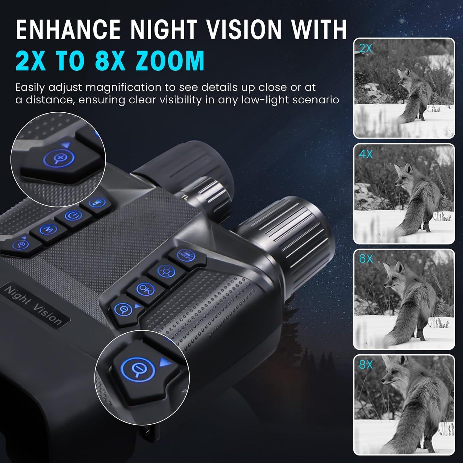 Gafas de Visión Nocturna LITTOAK Night V-01 4K 8X HD