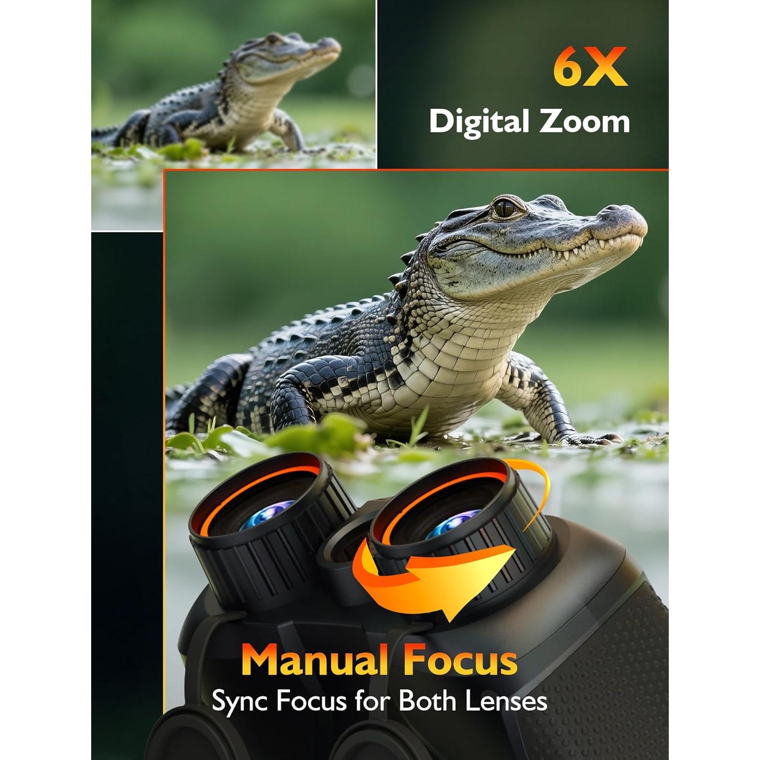 Gafas de Visión Nocturna Infrarroja ZIMOCE 700m 6x Zoom