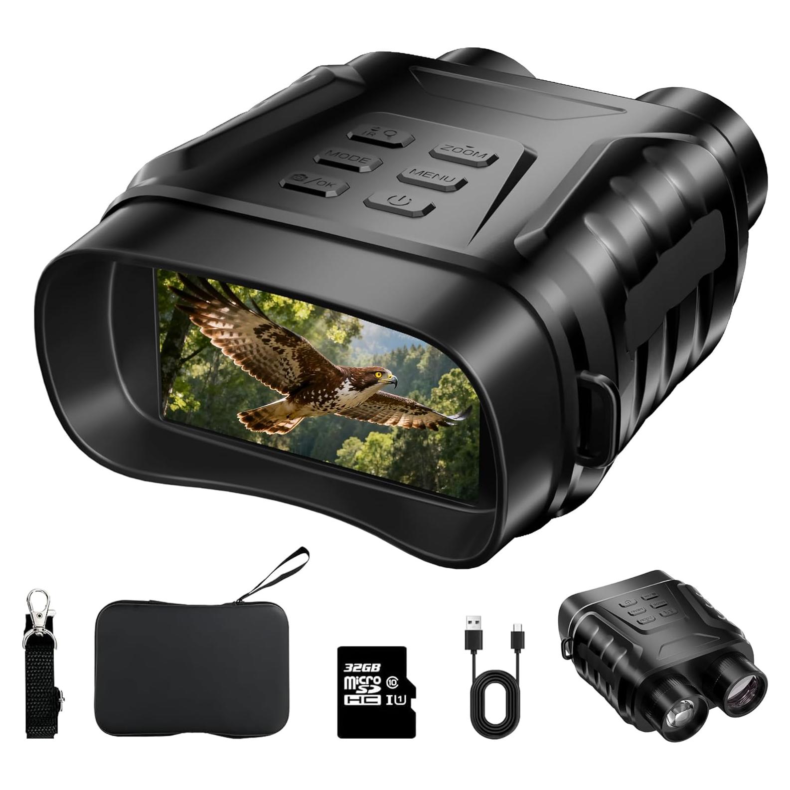 Gafas de Visión Nocturna Infrarrojas 4K Highbrain 8X TFT 3"