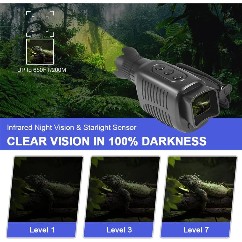 Gafas de Visión Nocturna Digital ExploreHorizon R7 12M 1.5"