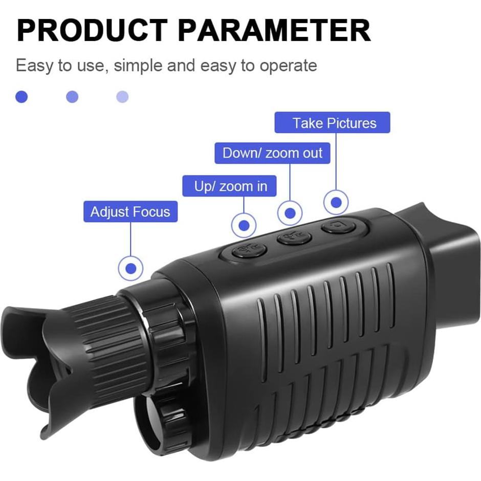 Gafas de Visión Nocturna Digital ExploreHorizon R7 12M 1.5"