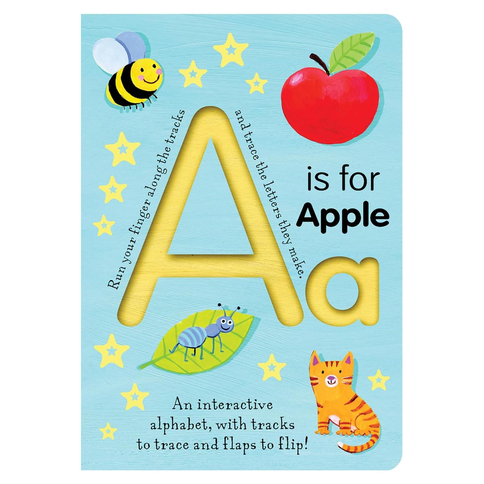 A is for Apple: An Interactive Alphabet With Tracks to Trace and Flaps to Flip! (Smart Kids Trace-and-Flip)