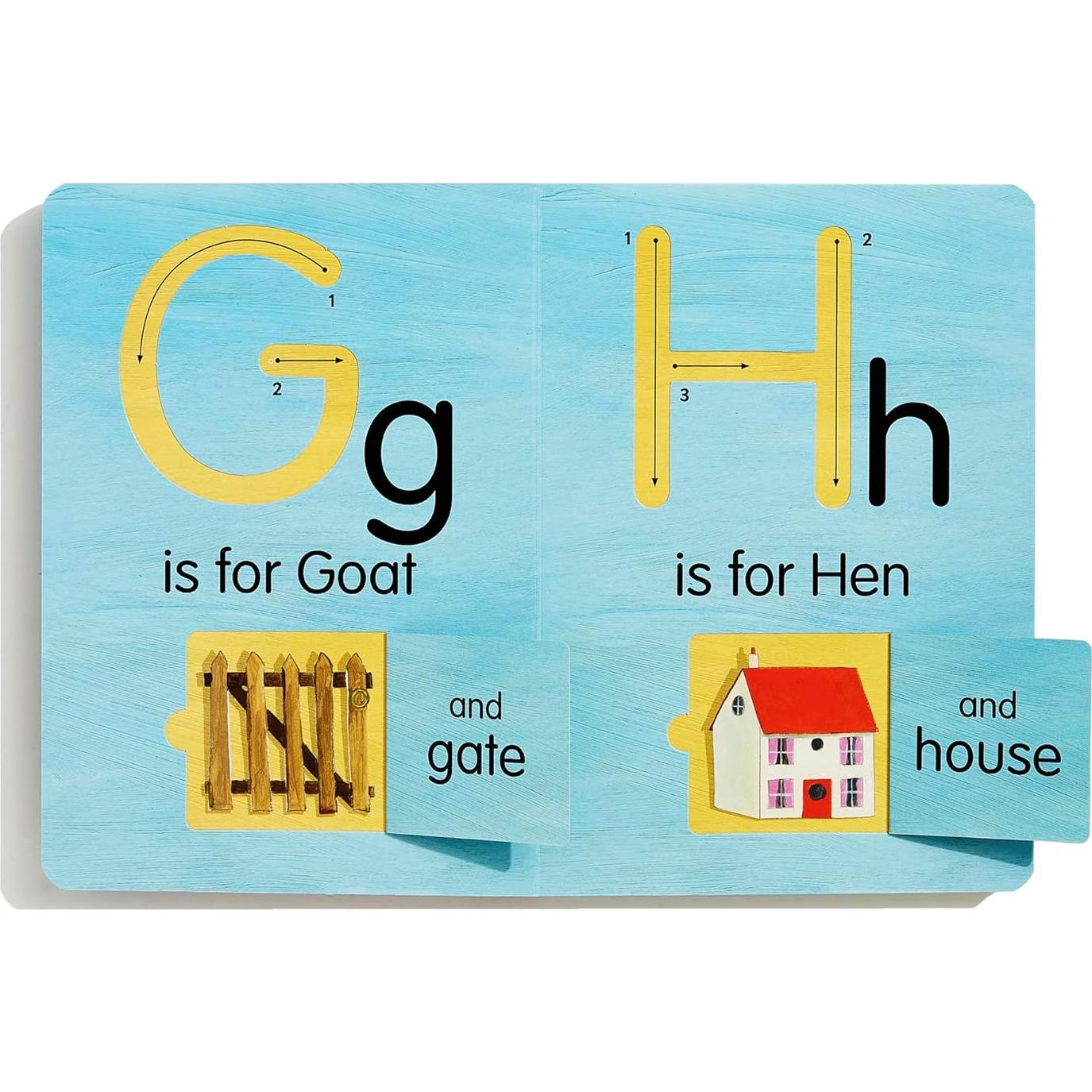 A is for Apple: An Interactive Alphabet With Tracks to Trace and Flaps to Flip! (Smart Kids Trace-and-Flip)