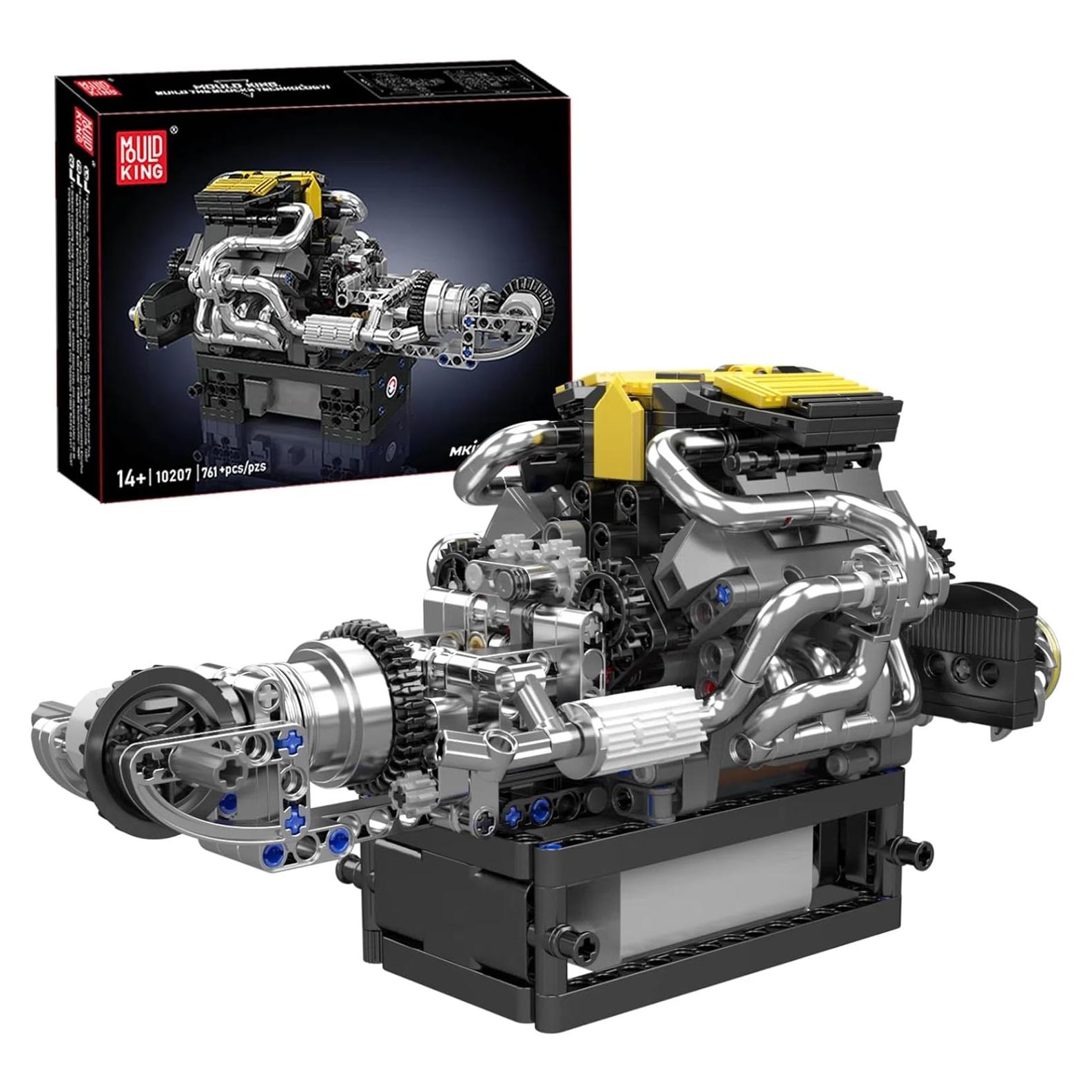 Kit de Construcción Motor V8 Mould King 761 Piezas