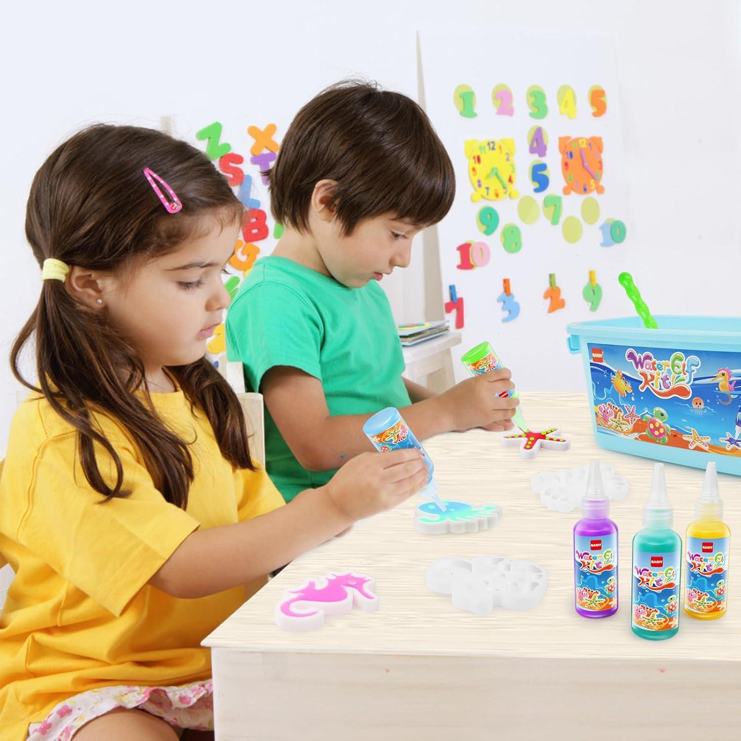 Kit de Juguete de Agua Mágico QANIY - 12 Colores y 6 Moldes