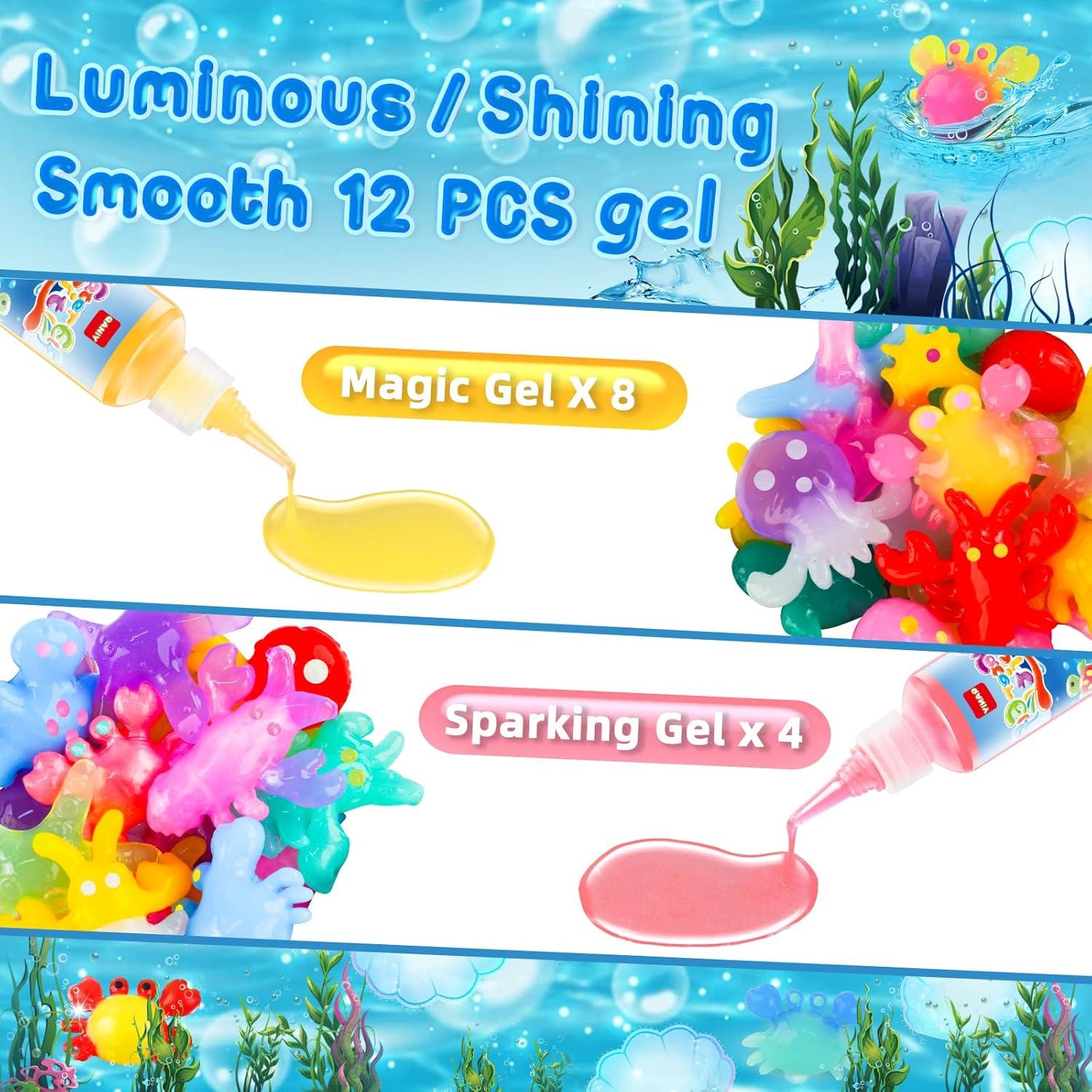 Kit de Juguete de Agua Mágico QANIY - 12 Colores y 6 Moldes